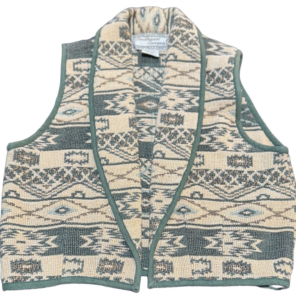 Vintage southwest canyon vest size small |‎ PB1